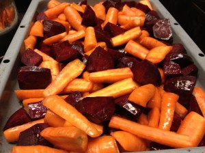 A delicious way to enjoy our abundance of roots this year! Roasted!