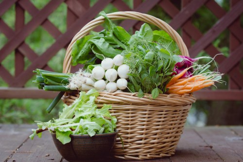 Lovely greens this week...and CARROTS!