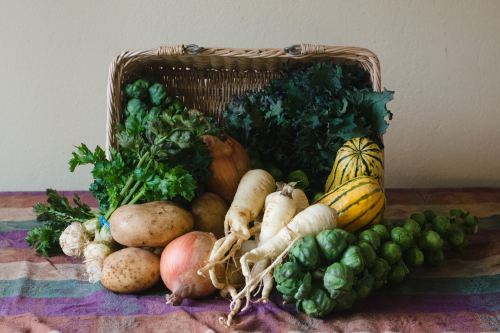 Winter is here! Brussels Sprouts, Parsnips, and Squash! 
